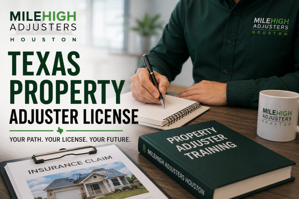 Texas Property Adjuster License