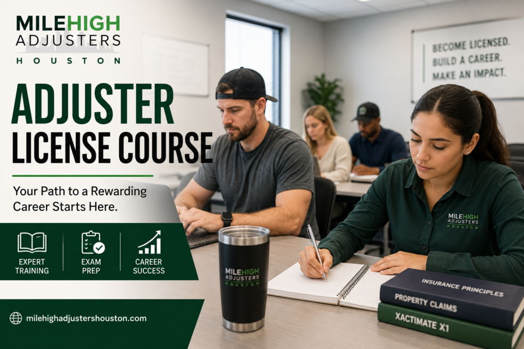 adjuster license course