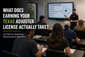 certified insurance adjuster course in Texas